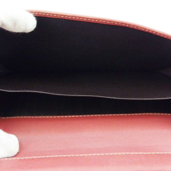 Gucci Long Wallet Gucci Shima Pink Leather Auth USED E1637 - Picture 4 of 9